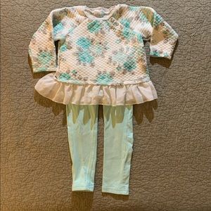 [3T] EUC Girls Aqua Tones Outfit/Mini Lot